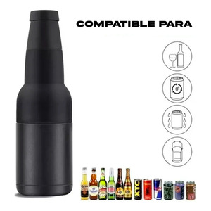 <b>3</b>-in-1 Insulated Can Holder, Stainless Steel Beer Thermos - Assorted Colors - Product Image 5