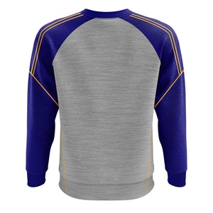 Custom Logo Printed Anti-Bacterial Breathable Sweatshirt <b>Tops</b> Golf Jumpers <b>Long</b> <b>Sleeve</b> GAA Crew Neck Jumper for <b>Men</b> - Product Image 4