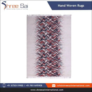 Alfombra tejida de algodón reversible de lujo moderna, tejido a mano para hogares acabado elegante exclusivos, hoteles, espacios de oficina, suministro a granel - Product Image 2