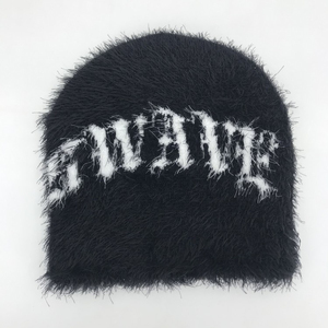 Gorro de punto holgado, cálido, suave y acogedor, forrado de lana, ajustable, elegante, para exteriores, para clima frío, para uso casual. - Product Image 4