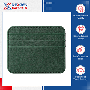Top-Rated Dealer Offers Highest Quality Sublimation Blank PU Leather ID <b>Card</b> <b>Holder</b> Nexgen Exports Fashion Style Reasonable - Product Image 3