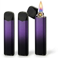 Briquet électronique jetable tendance avec logo personnalisé pour bar, accessoires de sécurité pour fumeurs 30k 45k 60k 200k 350k