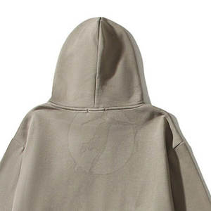 Meilleures ventes de sweats à capuche avec impression bouffante de logo personnalisé Design d'hiver uni Techniques de teinture - Product Image 3