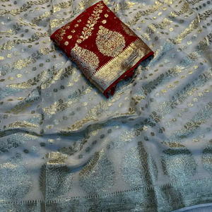 ผ้าไหมจอร์เจียต์ 100% ลายแจ็คการ์ด พร้อมเสื้อสีต่อเนื่อง - เป็นมิตรกับสิ่งแวดล้อม ระบายอากาศได้ดี แห้งเร็ว น้ำหนักเบา เสื้อผ้าสตรี - Product Image 1