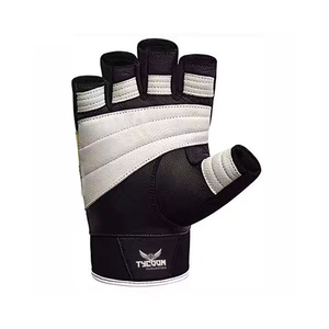 Gants d'haltérophilie en cuir demi-doigts pour hommes Gants de fitness Slim Fit Gym Workout Quantité en vrac pour le sport - Product Image 2