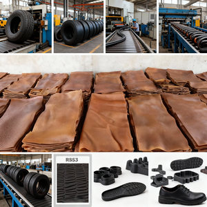Caoutchouc naturel en feuille fumée nervurée RSS2 pour semelles de chaussures, tapis en caoutchouc et composants moulés - Product Image 6