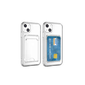 Coque transparente pour iPhone 14 avec revêtement en silicone anti-traces de doigts, finition givrée, antichoc pour 11 Pro & 13 Pro Max - Product Image 1