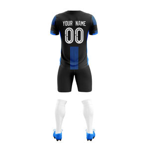 Tenues de football pour adultes pour l'entraînement au football - Légères et à séchage rapide 100% polyester écologiques avec nom d'équipe personnalisé - Product Image 2