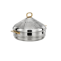 Marmite à soupe et à bouillon multifonction classique en acier inoxydable avec couvercle, compatible lave-vaisselle, compatible gaz et induction, pour usage domestique, hôtelier et en restauration