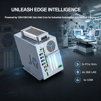 Computadora Industrial sin Ventilador IBOX-718A, Admite 4x GbE LAN, 6x COM y 8x USB 3.1, Computación de Borde y Aprendizaje Profundo
