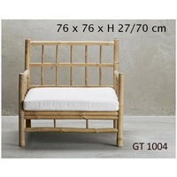 OEM/ODM Fauteuil en bambou personnalisé de haute qualité, mobilier de loisirs le plus exporté du Vietnam pour la maison, le salon et l'extérieur.