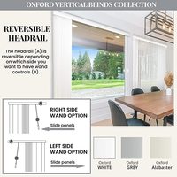 Stores verticaux occultants en polyester sur mesure, protection UV, pour salon et hôtel