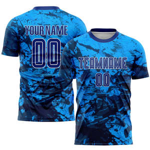 Custom Sublimation Customizable Lightweight Breathable Quick Dry 100% Polyester Half Sleeve Soccer Jersey Personalized Design - Product Image 2