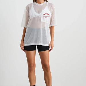 Breathable Wear <b>Women</b> Plain Color Crop <b>Top</b> <b>mesh</b> boxy Shirt Active Wear <b>Women's</b> Crop <b>Top</b> Plus Size <b>Women's</b> Crop Tank <b>Top</b> - Product Image 4