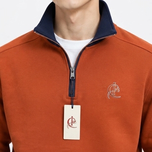 Top Quality Manufacturer Breathable Men Half <b>Zipper</b> <b>Sweatshirt</b> Casual and Street Wear Best Quality Cotton Men's <b>Sweatshirts</b> - Product Image 5