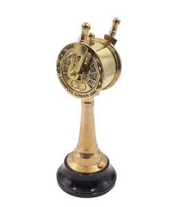 Telepgraph en laiton de haute qualité avec base en bois affichage antidérapant en gros objet décoratif de luxe accessoires nautiques - Product Image 4