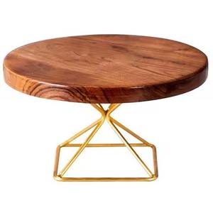 Support à gâteau en bois, décoration de table pour servir les friandises, les desserts et les pâtisseries du Ramadan, outils pour gâteaux - Product Image 1