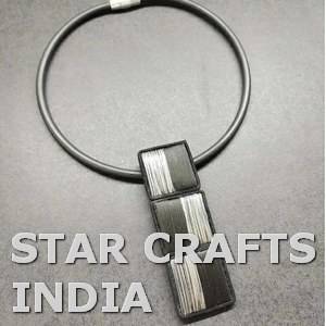 High and Premium Quality Metal With Leather <b>Cord</b> <b>Necklace</b> Pendent Set From Indian Manufacturer Available in Bulk Quantity - Product Image 2