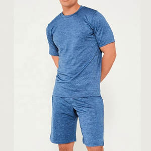 Ensemble short délavé à l'acide deux pièces pour hommes tenue d'été décontractée mode t-shirt et short confortable respirant Streetwear - Product Image 6
