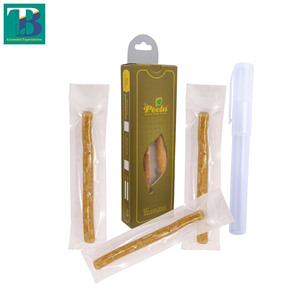 Peelu Miswak 3 Palos Miswak con 1 Soporte Transparente de Plástico para Higiene Bucal Cepillo de Dientes Natural Premium Color Dorado Siwak - Product Image 1