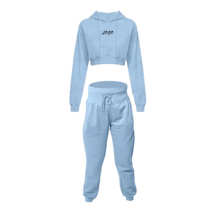 Fabricant pakistanais de survêtements d'hiver pour femmes, 100% coton, couleur unie, unisexe, ensemble long 2 pièces, léger, produit tendance - Product Image 5