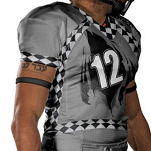 Nouveau modèle, ensemble d'uniformes de football américain entièrement sublimés bon marché, vente en gros, maillot de football américain personnalisé pour jeunes et adultes - Product Image 2