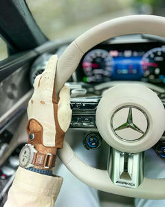 Gants de travail et de conduite en peau de chèvre de haute qualité en cuir respirant pour l'hiver avec logo personnalisé à des prix raisonnables - Product Image 2