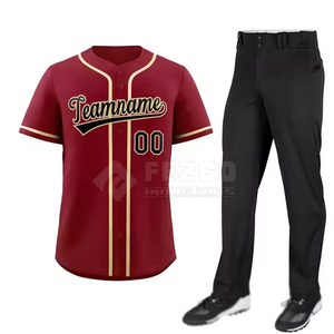 Uniforme de pratique de baseball et de softball respirant de haute qualité nouveauté dernier ensemble de conception caractéristiques de grande taille - Product Image 1