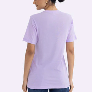 T-shirts classiques à manches courtes en coton pour hommes, col rond, uni - Product Image 2