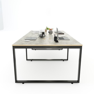 Mesa Rectangular para 4 Personas, 120x240cm, Estilo Minimalista, Diseño en Madera Contrachapada, Modelo HBRT055 - Product Image 4