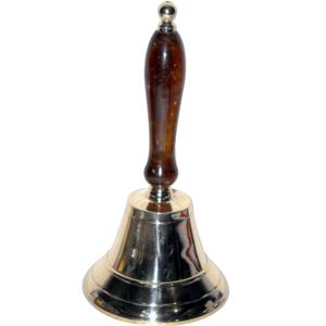 Campana de mano de decoración navideña con mango de madera, servicio de restaurante al por mayor, artículo decorativo para el hogar de alta calidad, nuevo diseño, producto superior - Product Image 5