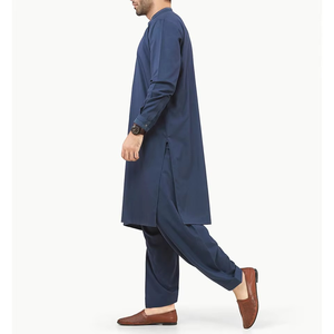 Vêtements ethniques entièrement personnalisés en coton réversible toutes saisons pour hommes Shalwar Kameez Mariage Décontracté Haute qualité Séchage rapide Anti-froissement - Product Image 5