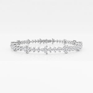 Minimalist Moissanite Diamond <b>Bracelet</b> for Women in S925 <b>Sterling</b> <b>Silver</b> Fine Iced out Luxury Jewelry for Her - Product Image 1