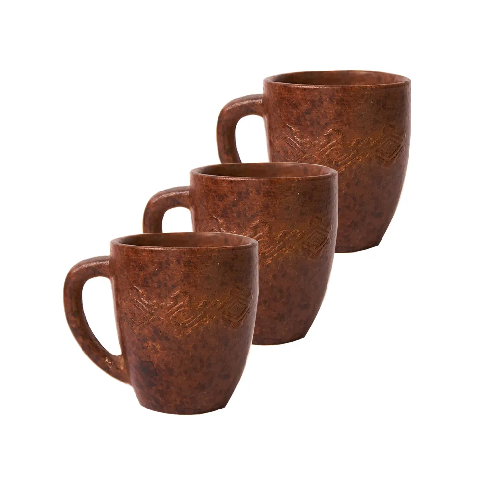 Latest Creative Design Handmade Style Tea Coffee Cup Pottery Wholesale Good Quality Tea From Indonesia Coffee Cup Made With Soil