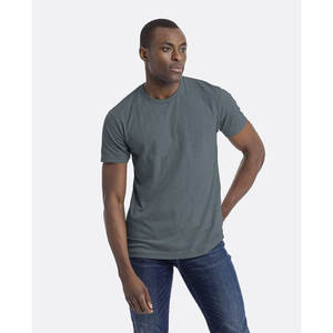 Camiseta 6210 CVC 100% Algodón Azul Marino Unisex Cuello Redondo Ecológica - Product Image 3