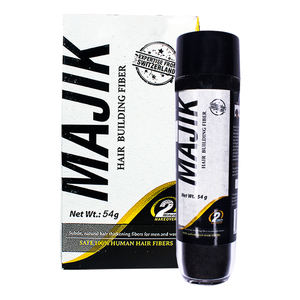 100% fibras de cabello humano ocultan la pérdida de cabello en 10 segundos, mejora el grosor natural del cabello, ideal para hombres y mujeres - Product Image 1