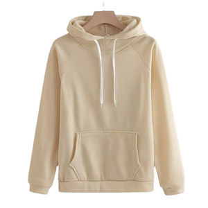 Nouveau style Logo personnalisé femmes décontracté solide longueur régulière hiver à manches longues polaire à capuche survêtement empilé pantalon - Product Image 5