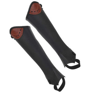 Chaps complets en cuir véritable de haute qualité pour hommes adultes, confortables, style anglais, fermeture éclair, accessoire d'équitation 2026 - Product Image 2