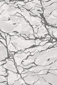 Alfombra Adiva Moderna para Sala de Estar, Fabricada a Máquina, de Poliéster, Resistente a las Manchas, con Patrón de Rompecabezas, de Pelo Alto y Felpudo - Product Image 3