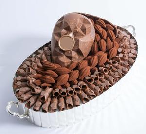 Admirable diseño Home Table Top Bandeja de chocolate de metal grande de primera calidad Bandeja de plata elegante para bodas y eventos - Product Image 6