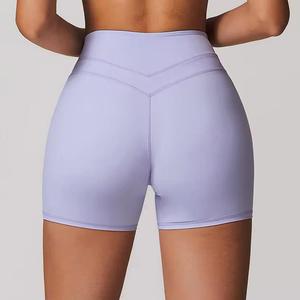 Yoga sans couture entraînement sport Yoga Leggings court tangible Yoga Gym Biker Shorts femmes Gym - Product Image 5