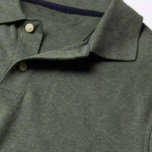 Polo de Golf de Color sólido personalizado, diseño de Camiseta ajustada de alta calidad, logotipo impreso, camisetas de manga corta para hombre - Product Image 5