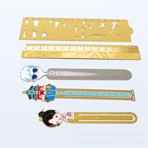 <b>Metal</b> Hollow Out Chinese Style <b>Bookmark</b> Ruler Creative Gift for Students - Product Image 1