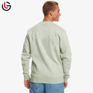 Nueva llegada 100% sudaderas de algodón servicio OEM alta calidad superior cuello redondo hombres sudaderas con capucha de color personalizado básico sudaderas - Product Image 2