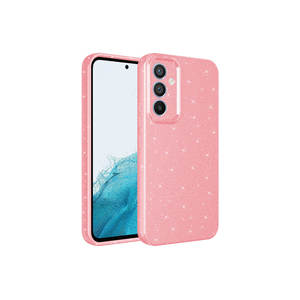 Funda de Silicona con Protección para Cámara, Electrochapada con Purpurina de Lujo, Serie Netzy SAFA para Samsung Galaxy A34, Funda Líquida - Product Image 2