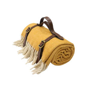 Manta de espiga de mango ligera de Venta caliente técnica de tejido de lana de algodón personalizada para el invierno directamente fabricante indio - Product Image 2