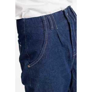 Jeans Casuales Holgados de Pierna Recta para Mujer, Estampado Floral de Invierno, Talla Grande XL, Cintura Media, Transpirables y con Diseño Desgarrado - Product Image 5