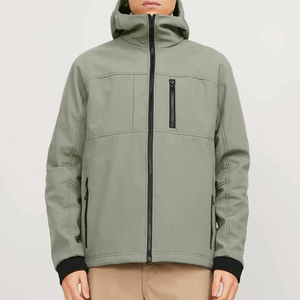 Chaqueta de invierno con logotipo personalizado para hombre, tela Softshell de alta calidad, nuevo diseño, temporada de invierno, chaqueta Softshell personalizable - Product Image 2