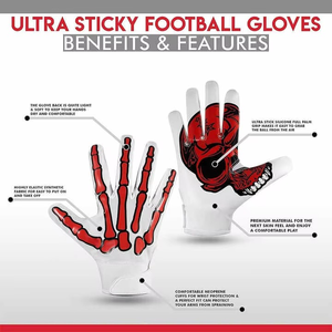 2025 Gants de football américain super collants populaires Couleur personnalisée Palm Équipement personnalisé - Product Image 3