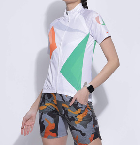 CSED Maillot de cyclisme réversible à manches courtes pour femme, respirant, léger et personnalisé OEM Ensembles de maillots d'équipe - Product Image 4